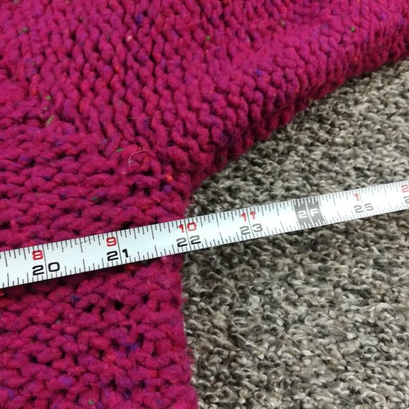 Carraig Donn Sweater Cardigan Wool Toggle Shawl Collar Flecked Womens Medium - Picture 7 of 9